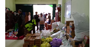 Penyerahan Donasi Benjir Kalsel di Martapura 23/1/2021
