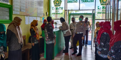 Kunjungan Tim Korlantas Polri Dalam Rangka Penilaian Lingkungan Sekolah Berkeselamatan 22/10/2020