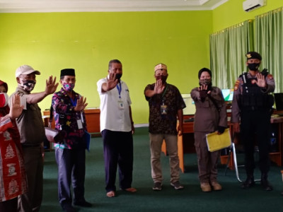 Kunjungan Tim Satgas Covid 19 Kota Palangka Raya