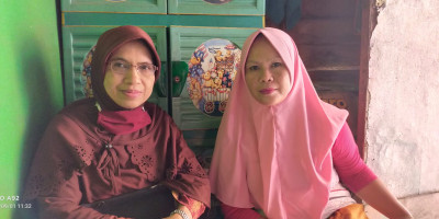 Kunjungan Wali kelas kepada Peserta Didik Yang tidak bisa mengikuti PBM Daring