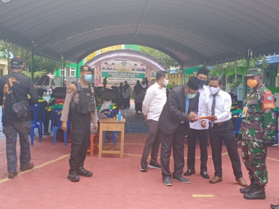 Kunjungan Tim Satgas Covid 19 Kota Palangka Raya