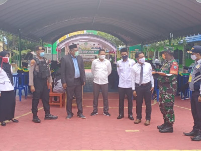 Kunjungan Tim Satgas Covid 19 Kota Palangka Raya
