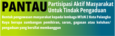 PANTAU (Partisipasi Aktif Masyarakat  Untuk Tindak